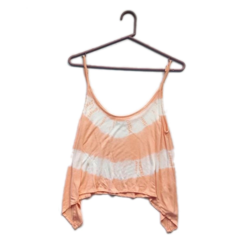 dELia*s Orange Tie-Dye Crop Cami